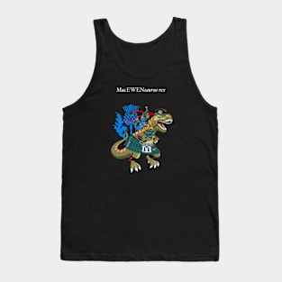 Clanosaurus Rex MacEWENsaurus rex Plaid MacEwen Scotland Ireland Family Tartan Tank Top